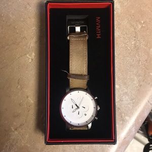 MVMT White Caramel 45mm series Watch